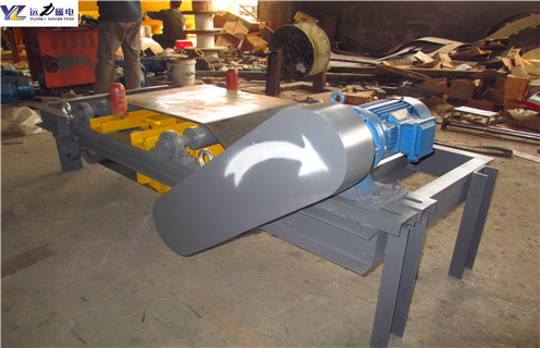 電磁自卸式除鐵器，礦山輸送帶電磁自卸式除鐵器_國家標(biāo)準(zhǔn)_礦山輸送帶電磁自卸式除鐵器配件_型號及工作視頻