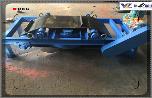 自卸式電磁除鐵器，安徽自卸式電磁除鐵器RCY_安徽自卸式電磁除鐵器RCY廠家配件_型號(hào)及工作視頻